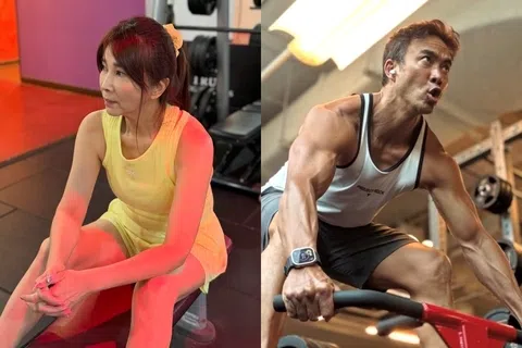 陈秀环（左）和吴振天是True Fitness的会员。