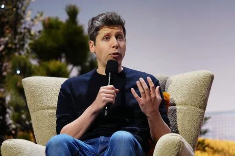 OpenAI首席执行官奥尔特曼周二说，他有信心AI行业能够安全推行这项技术。（彭博社）